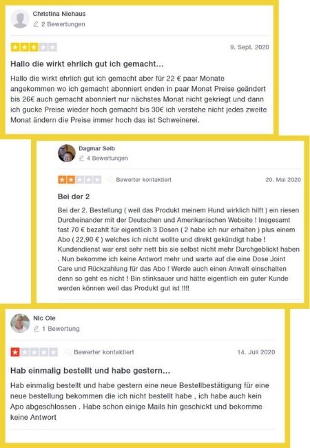 Petlab Joint Care Erfahrungen, Reviews