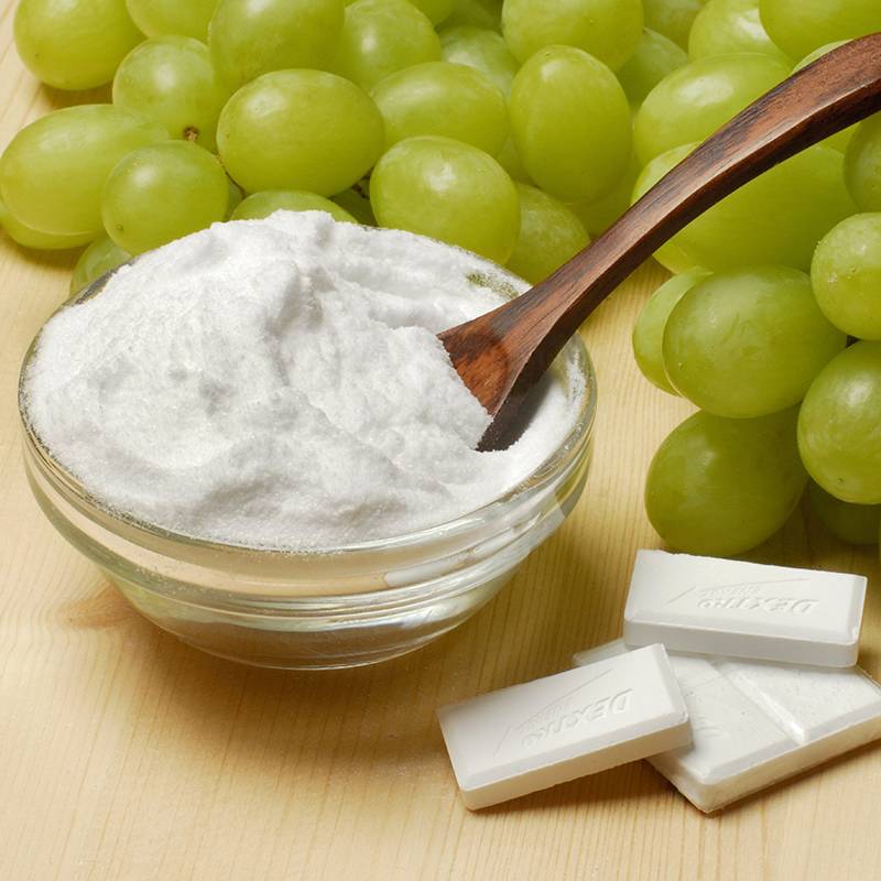 Glucosamin HCL - Traubenzucker in einer schale mit Löffel